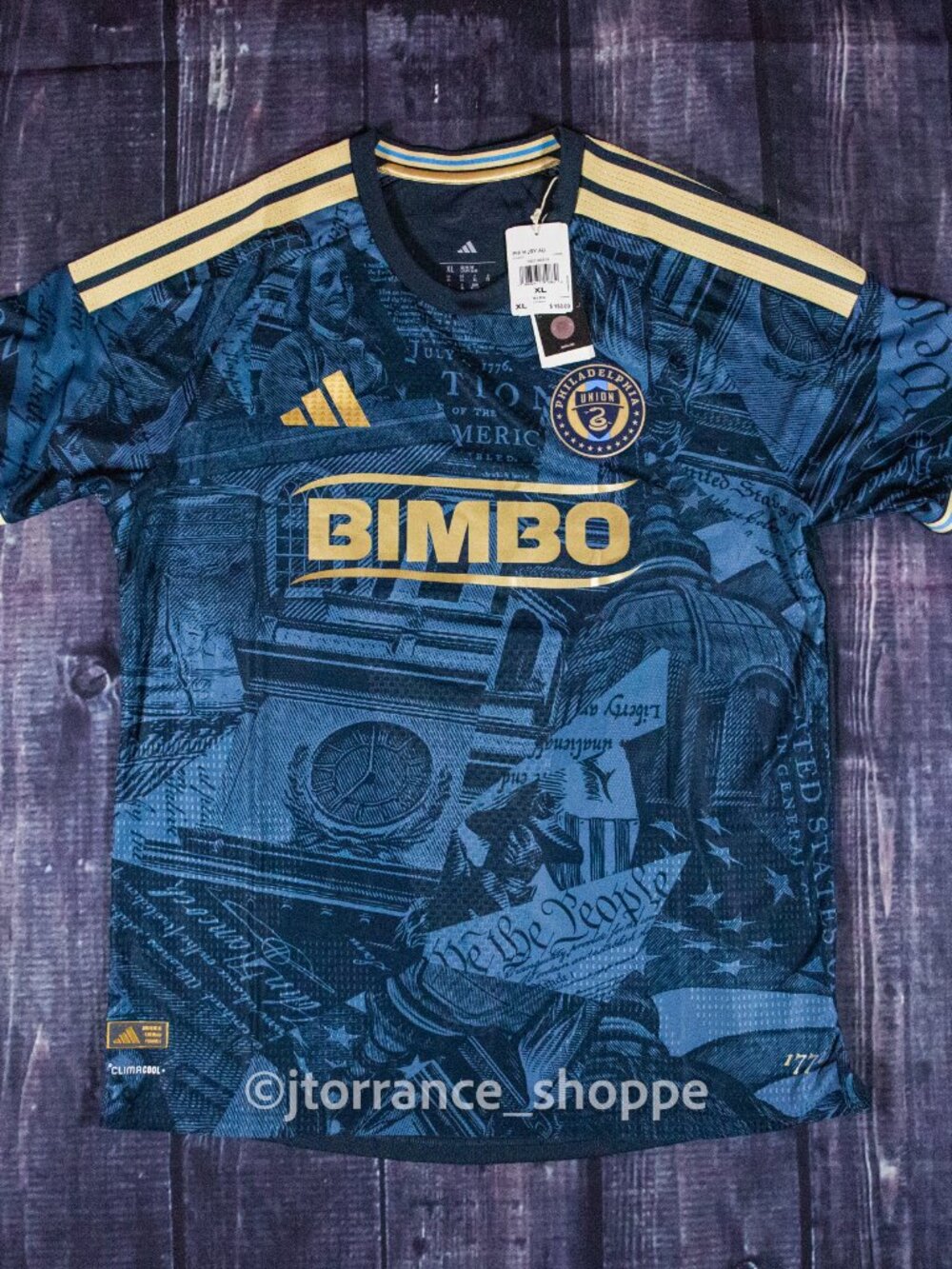 XL ~ Philadelphia Union Adidas 26-27 Soccer Home Mens Jersey New MLS reg $150